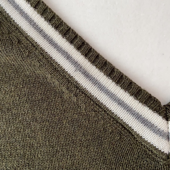 Brooks Brothers “346” 100% Cotton Green Sweater - Picture 4 of 8